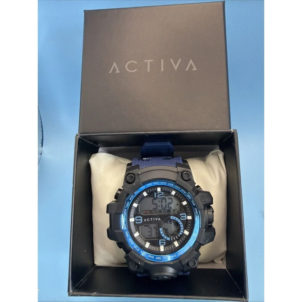 ACW435-003 - Activa Endurance X Invicta Men's Digital Watch - 54.5mm. Blue